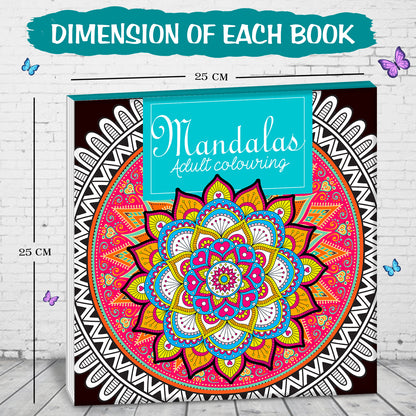 Mandalas Adult Colouring Book | Relaxing Mandala Coloring Book for Teens & Adults | Mindful Creative Art Book