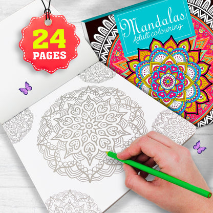 Mandalas Adult Colouring Book | Relaxing Mandala Coloring Book for Teens & Adults | Mindful Creative Art Book