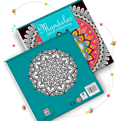 Mandalas Adult Colouring Book | Relaxing Mandala Coloring Book for Teens & Adults | Mindful Creative Art Book