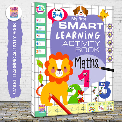 My First Smart Learning Activity Book – Maths 1 | Early Math Activity Workbook for Kids