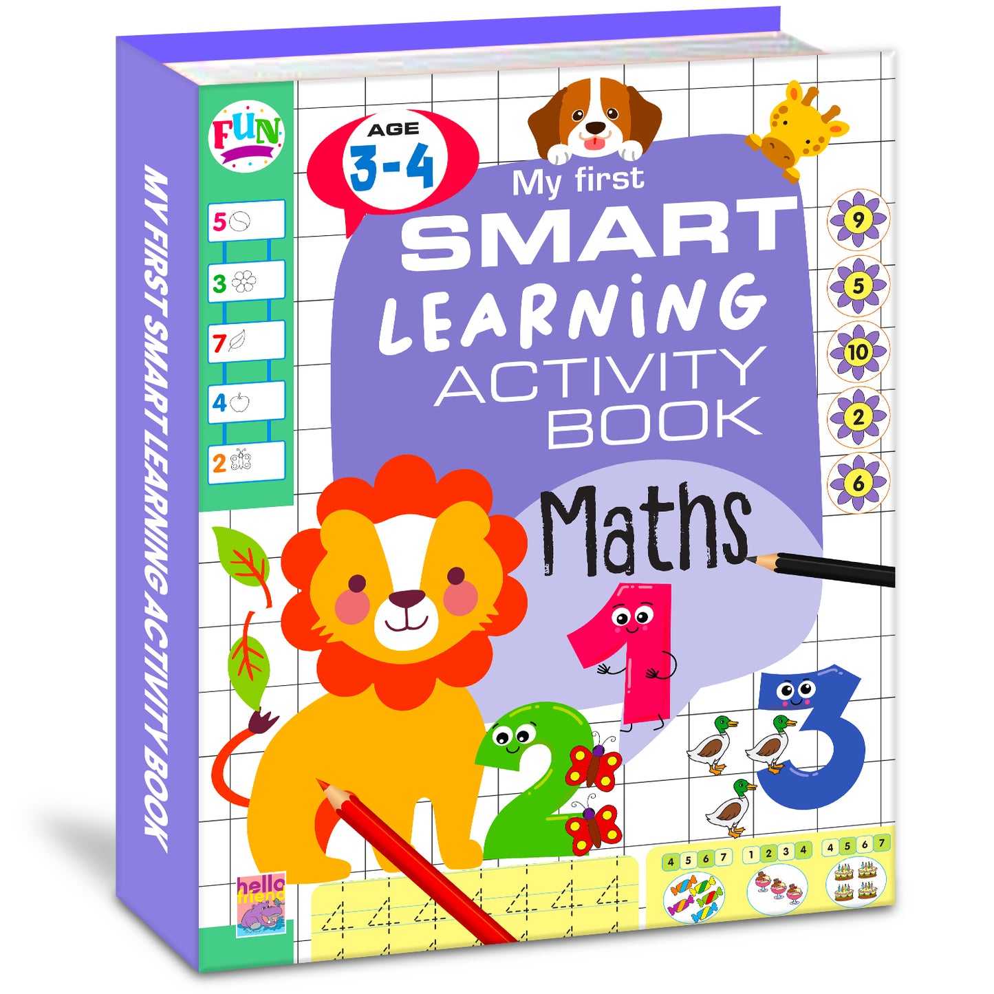My First Smart Learning Activity Book – Maths 1 | Early Math Activity Workbook for Kids