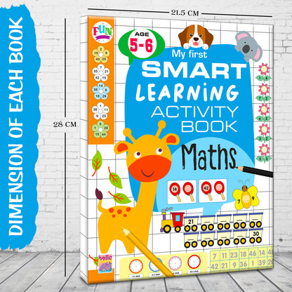 My First Smart Learning Activity Book – Maths 3 | Advanced Early Math Activity Workbook for Kids