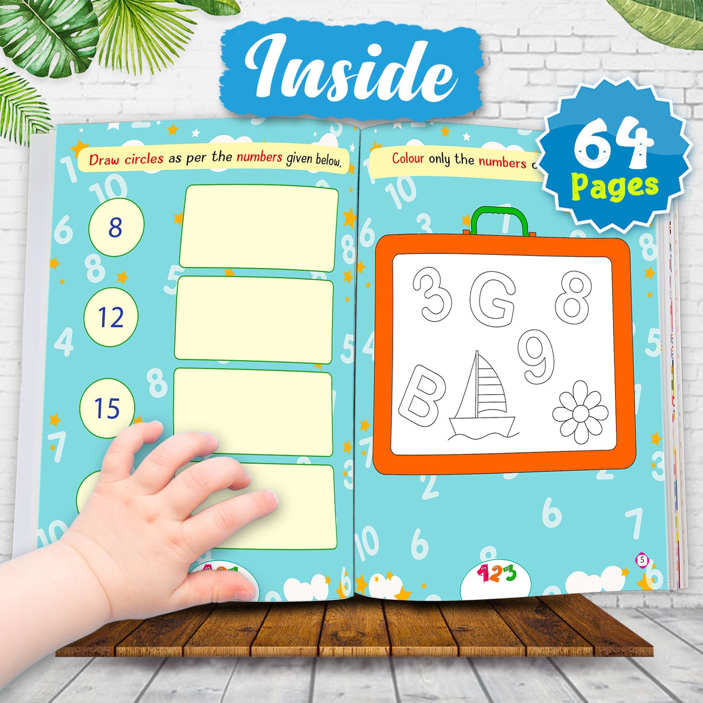 My First Smart Learning Activity Book – Maths 3 | Advanced Early Math Activity Workbook for Kids