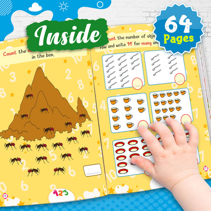 My First Smart Learning Activity Book – Maths 3 | Advanced Early Math Activity Workbook for Kids