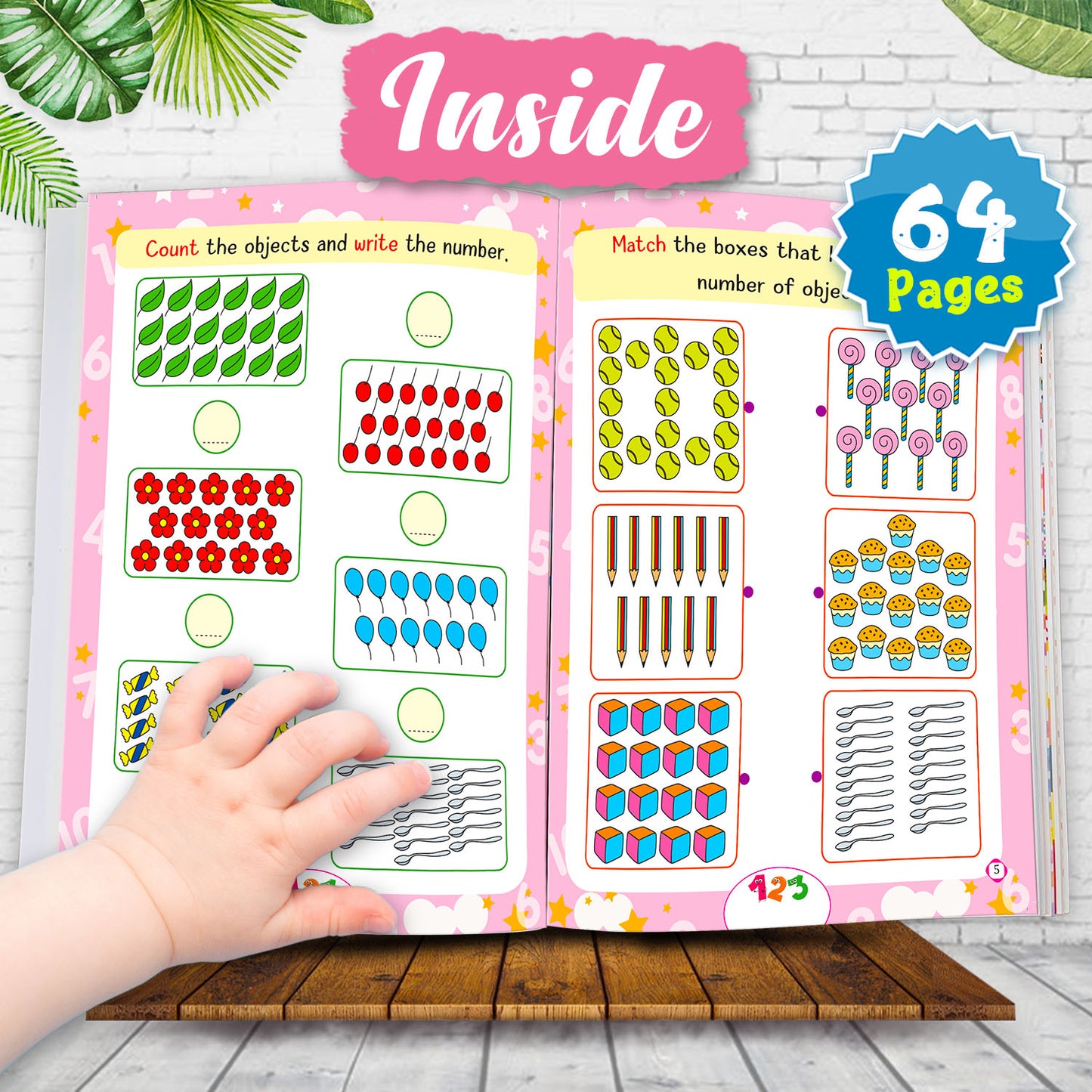 My First Smart Learning Activity Book – Maths 4 | Advanced Math Activity Workbook for Kids