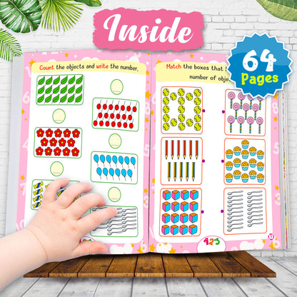 My First Smart Learning Activity Book – Maths 4 | Advanced Math Activity Workbook for Kids