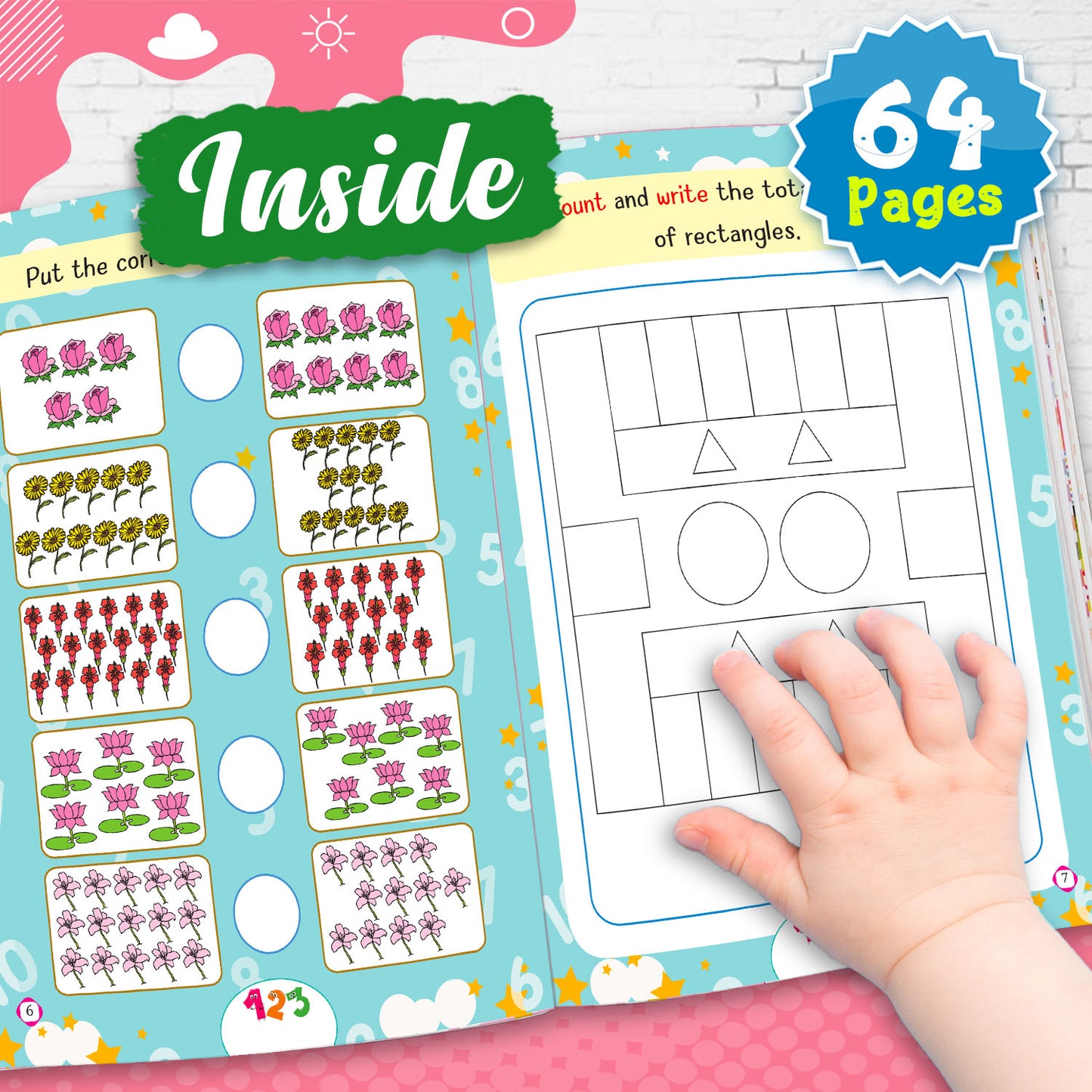 My First Smart Learning Activity Book – Maths 4 | Advanced Math Activity Workbook for Kids