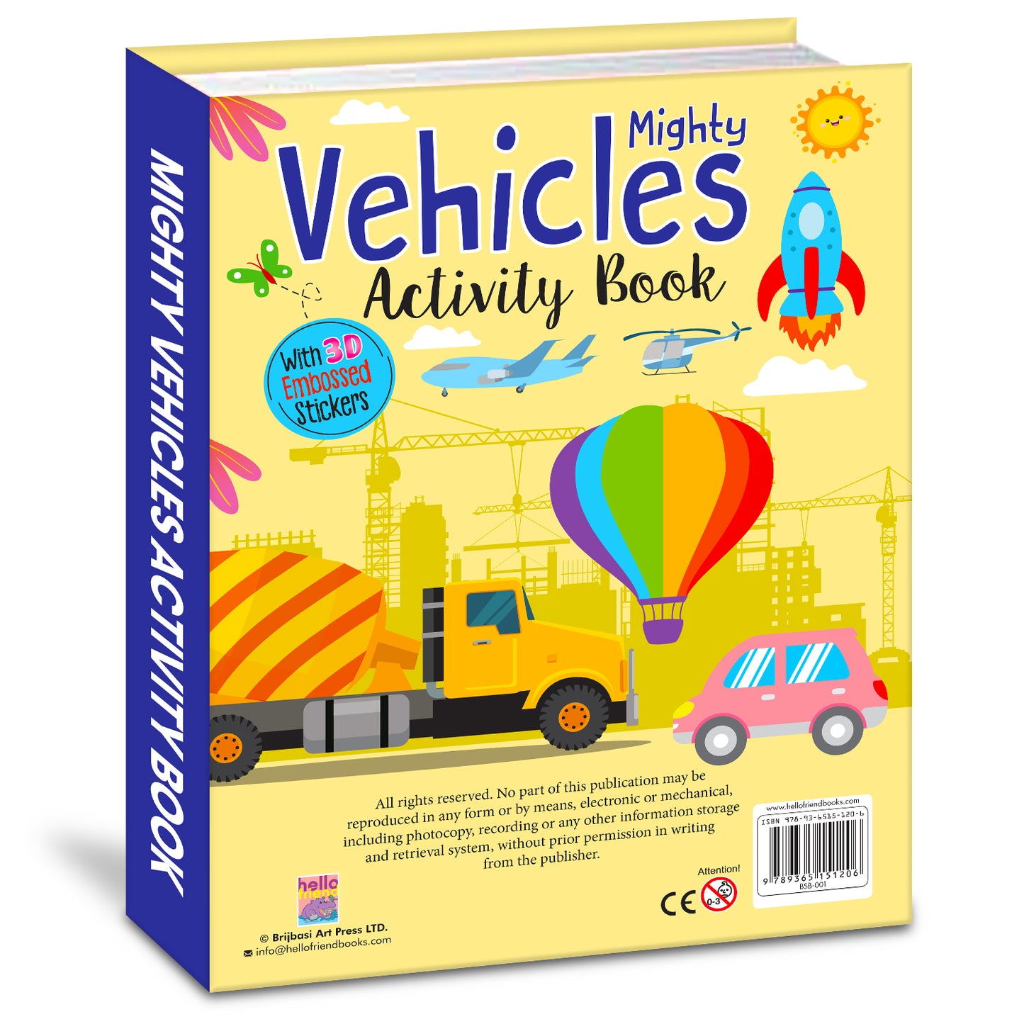 My First Mighty Vehicles Sticker Activity Book | Fun Sticker & Colouring Book for Kids
