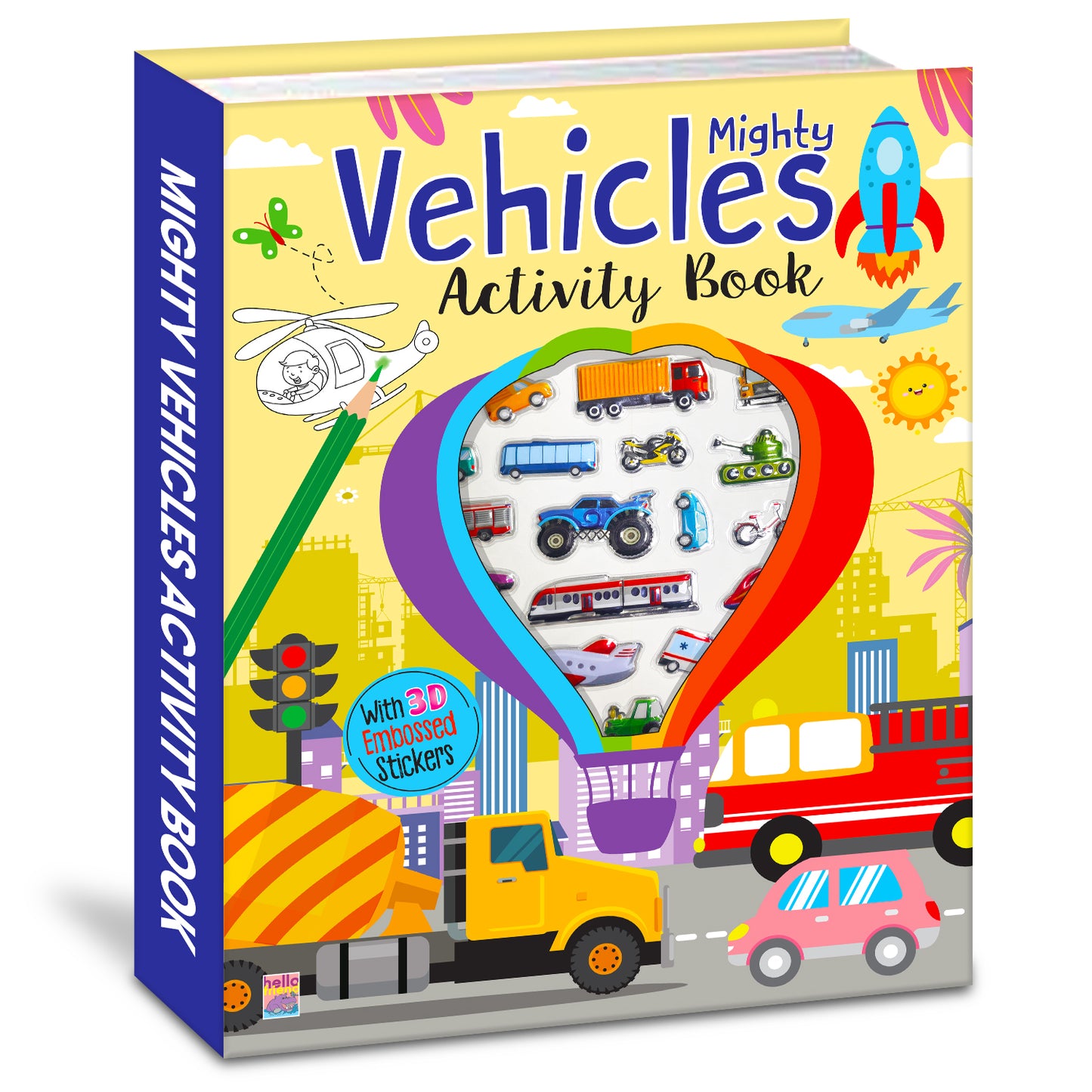 My First Mighty Vehicles Sticker Activity Book | Fun Sticker & Colouring Book for Kids