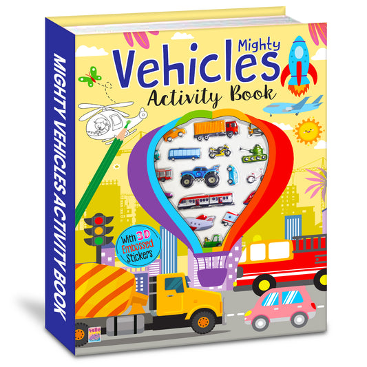 My First Mighty Vehicles Sticker Activity Book | Fun Sticker & Colouring Book for Kids