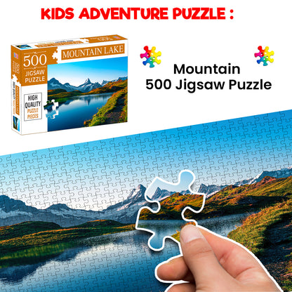Mountain Lake Jigsaw Puzzle - Family & Kids Play