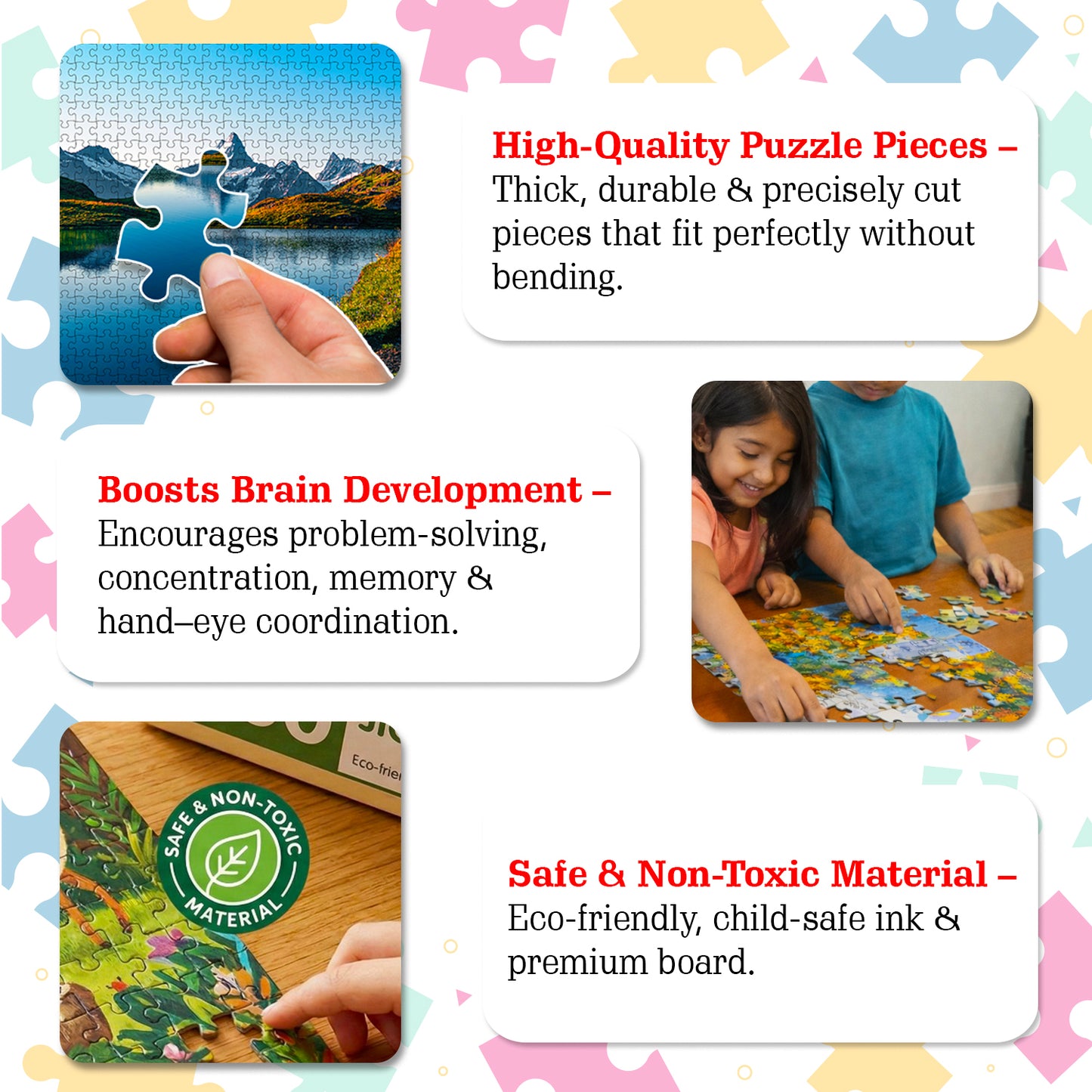 Mountain Lake Jigsaw Puzzle - Wall Art & Gift Packaging