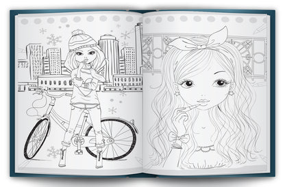 My Fashion Colouring Bag | Fashion Coloring & Creative Activity Kit for Kids