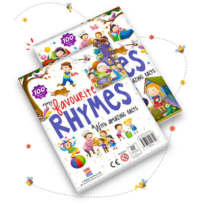 My Favourite Rhymes with Amazing Facts | Nursery Rhymes & Educational Facts Book for Kids | Hardcover