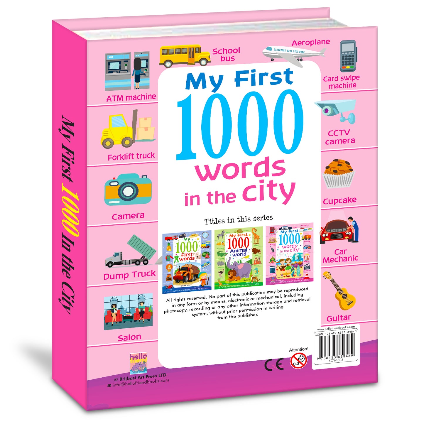My First 1000 Words in the City | Picture Knowledge Book for Kids | Early Learning Vocabulary Book