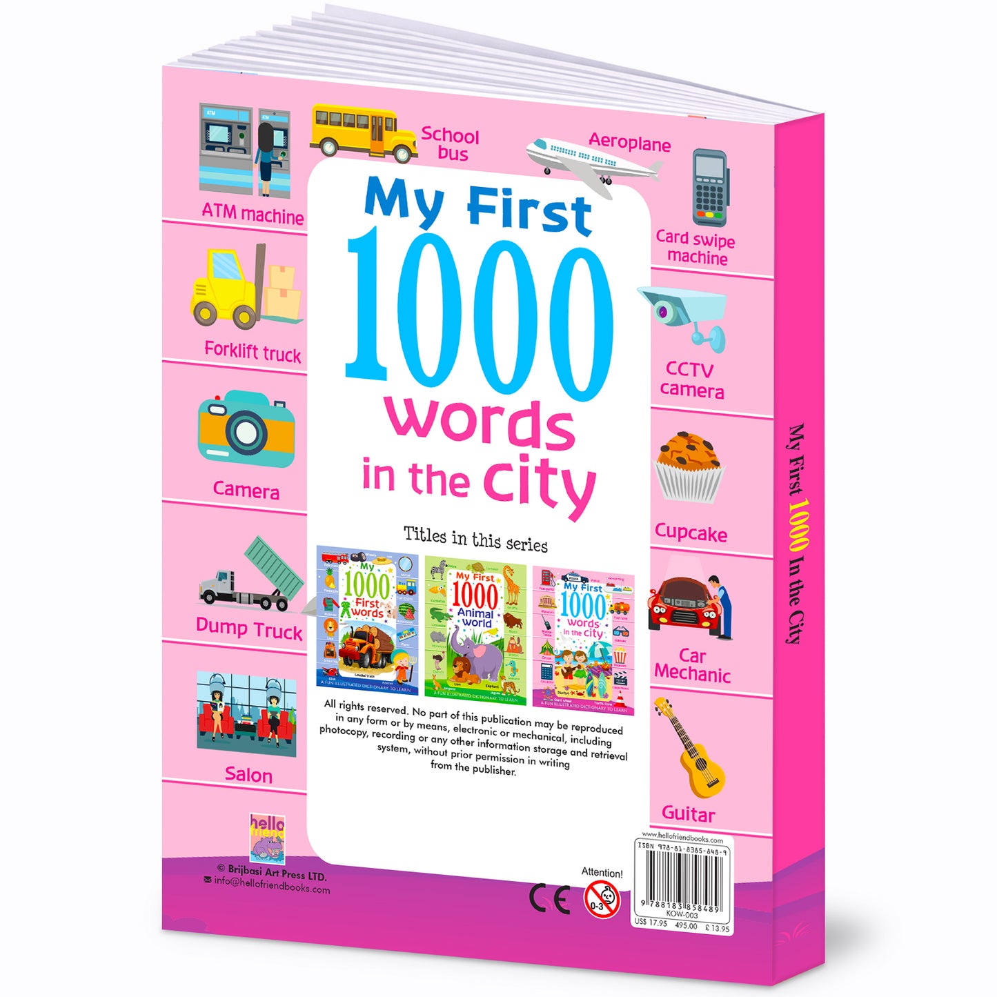 My First 1000 Words in the City | Picture Knowledge Book for Kids | Early Learning Vocabulary Book