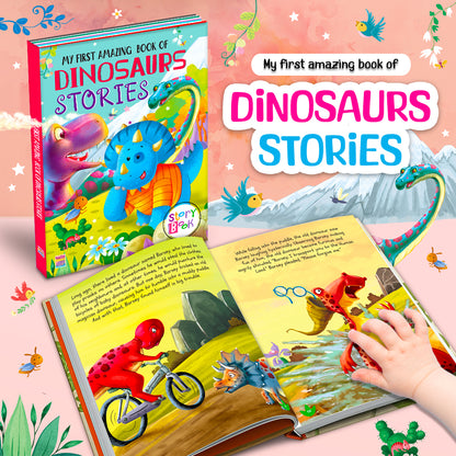 My First Amazing Book of Dinosaur Stories | Illustrated Story Book for Early Readers