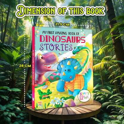 My First Amazing Book of Dinosaur Stories | Illustrated Story Book for Early Readers