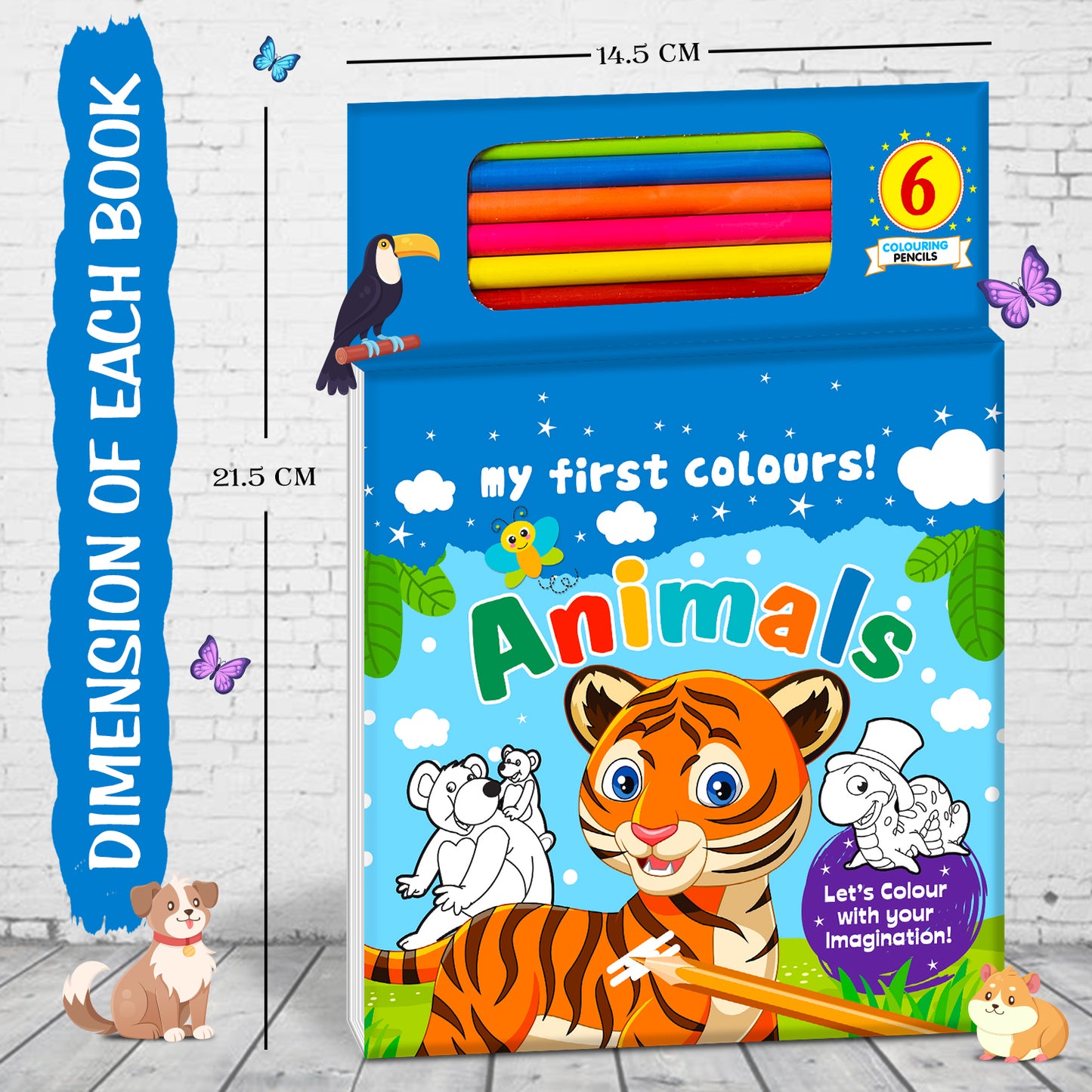 My First Colours Book: Animals | Early Learning Colour Book for Kids