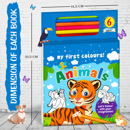 My First Colours Book: Animals | Early Learning Colour Book for Kids