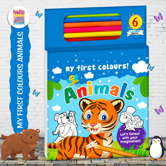 My First Colours Book: Animals | Early Learning Colour Book for Kids