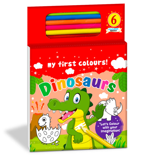 My First Colours! Dinosaurs | Big Picture Coloring Book for Kids | Fun Dinosaur Coloring Book for Early Learning