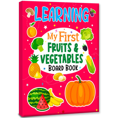 My First Fruits & Vegetables Board Book | Basic Learning Book for Toddlers | Early Learning Picture Book