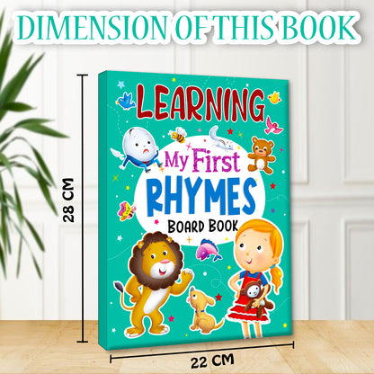 Learning My First Rhymes | Illustrated Board Book for Kids