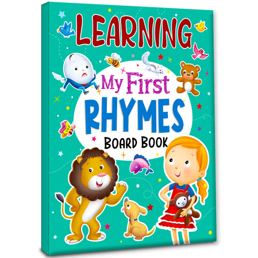 Learning My First Rhymes | Illustrated Board Book for Kids