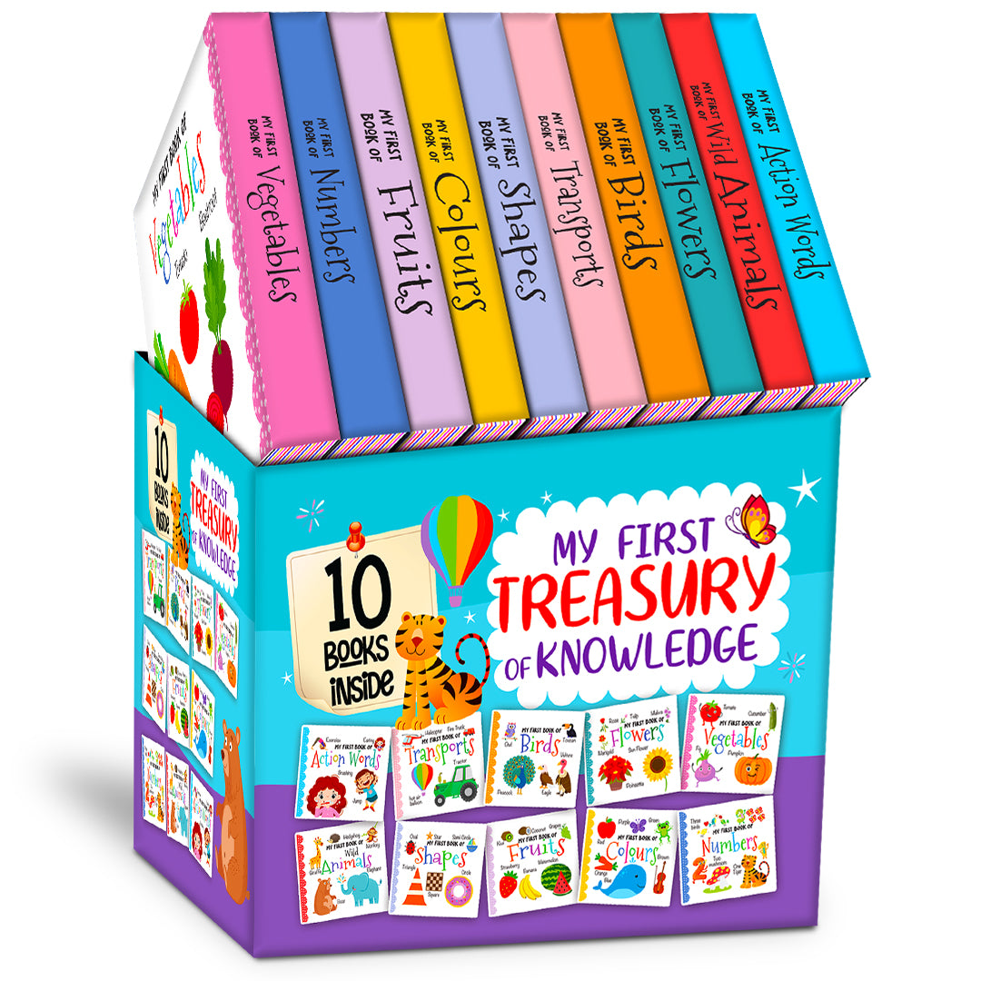 My first treasury of knowledge box set ( 10 boards book )