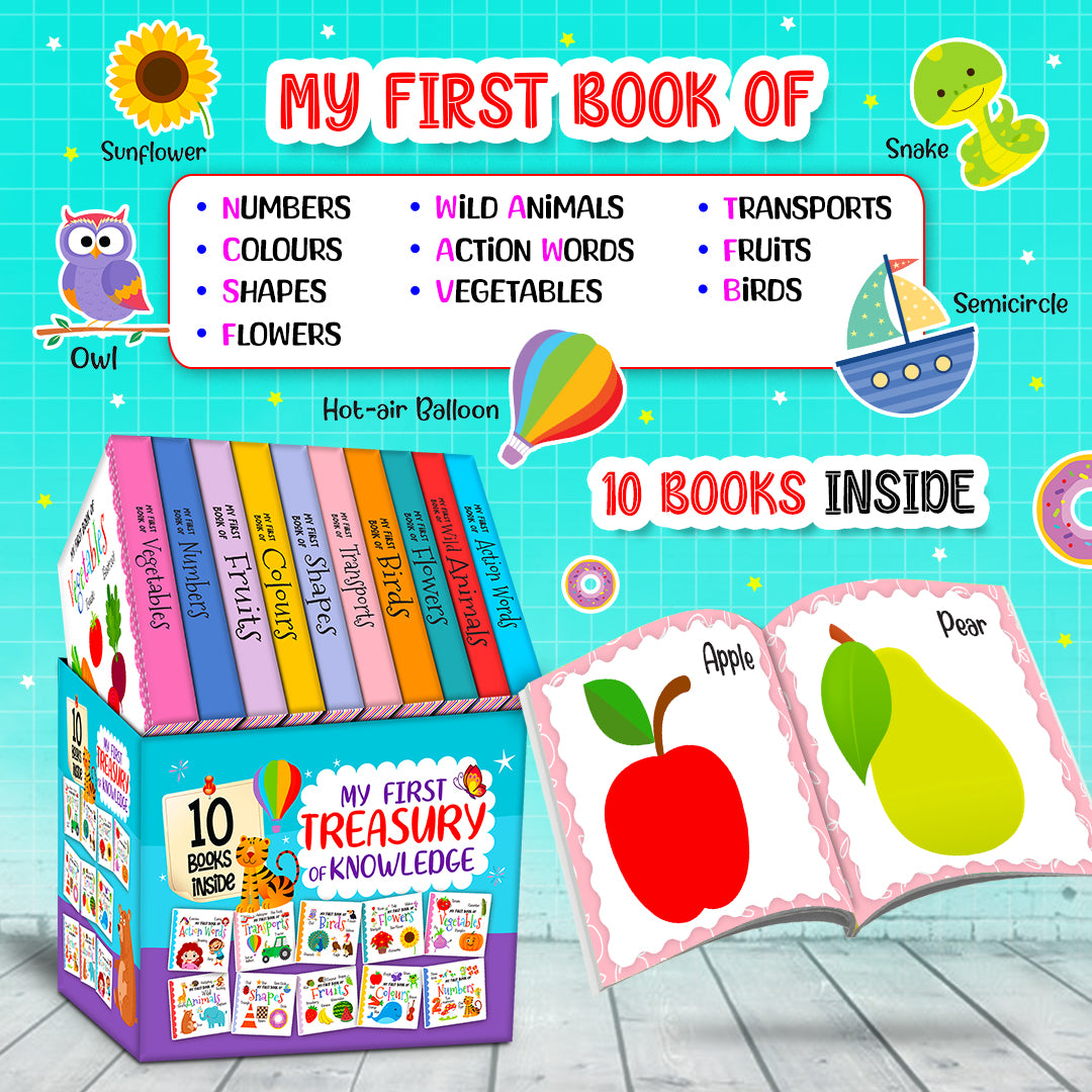 My first treasury of knowledge box set ( 10 boards book )