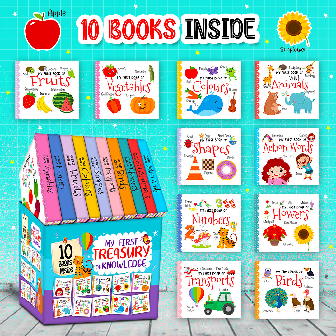 My first treasury of knowledge box set ( 10 boards book )
