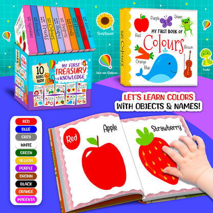 My first treasury of knowledge box set ( 10 boards book )