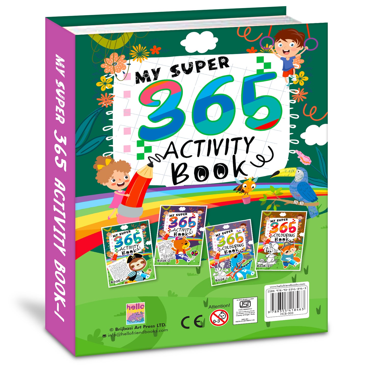 My Super 365 Activity Book – 1 | Fun Learning Activity Book for Kids | Creative Educational Workbook