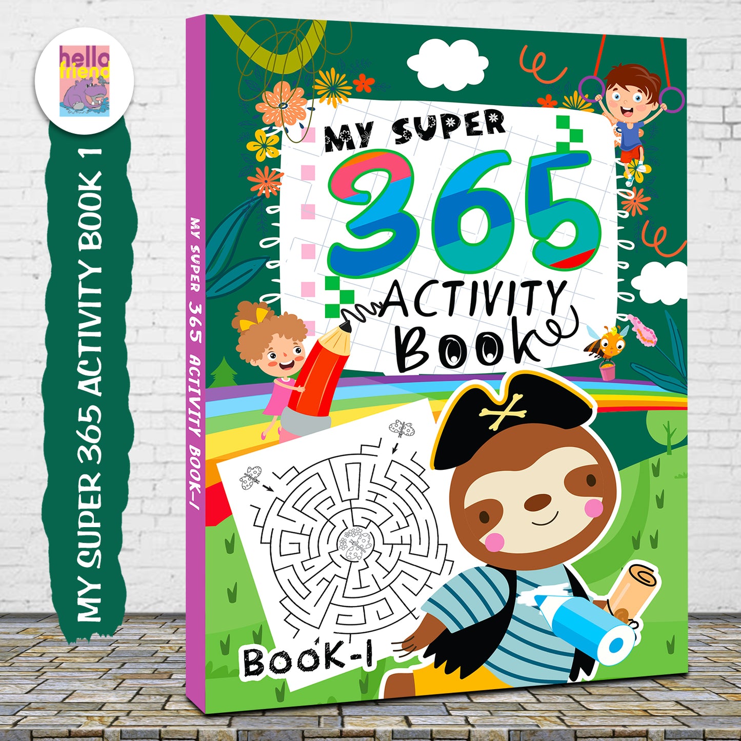 My Super 365 Activity Book – 1 | Fun Learning Activity Book for Kids | Creative Educational Workbook