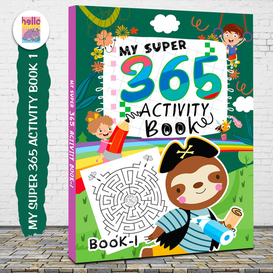 My Super 365 Activity Book – 1 | Fun Learning Activity Book for Kids | Creative Educational Workbook