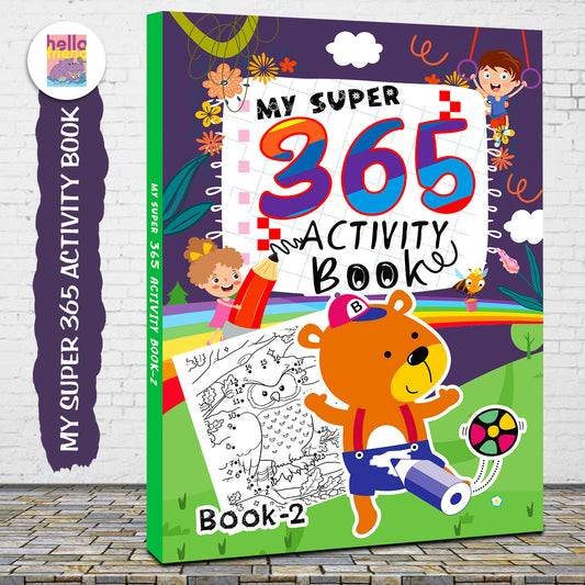 My Super 365 Activity Book – 2 | Fun Learning Activity Book for Kids | Creative Educational Workbook