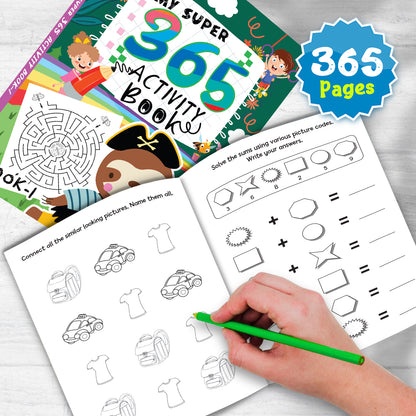 My Super 365 Activity Book – 1 | Fun Learning Activity Book for Kids | Creative Educational Workbook
