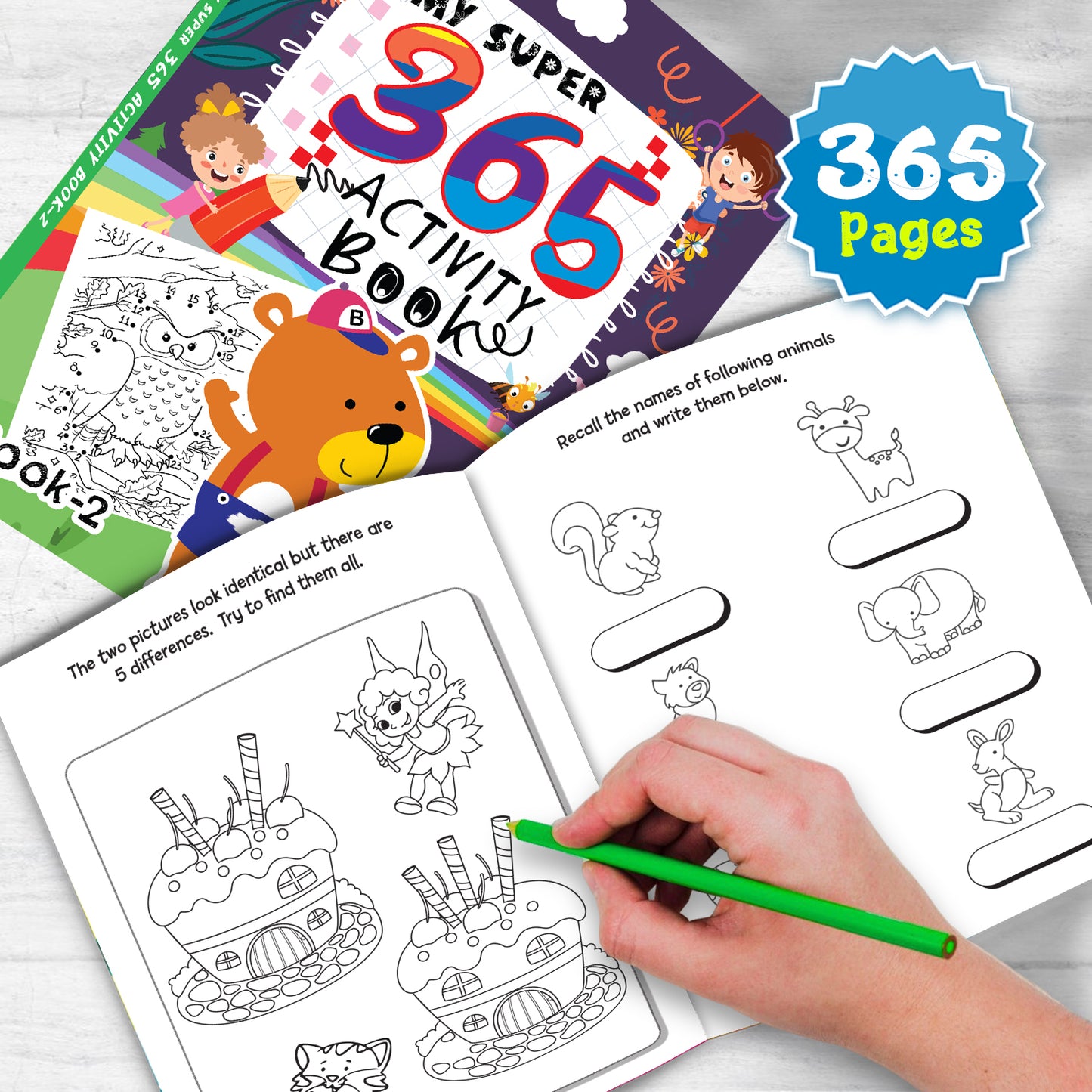 My Super 365 Activity Book – 2 | Fun Learning Activity Book for Kids | Creative Educational Workbook