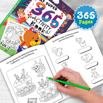 My Super 365 Activity Book – 2 | Fun Learning Activity Book for Kids | Creative Educational Workbook