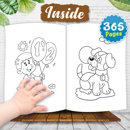 My Super 365 Colouring book-2