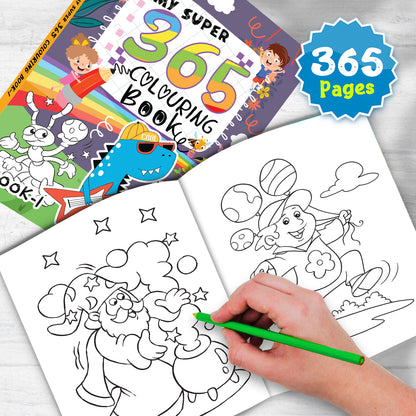 My Super 365 Colouring book-1