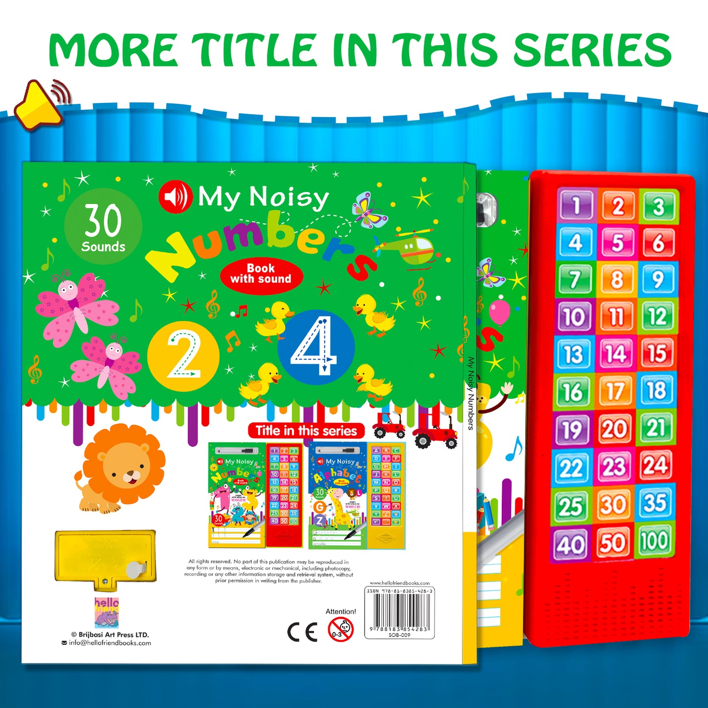 My Noisy Numbers Sound Book - More Titles in Series