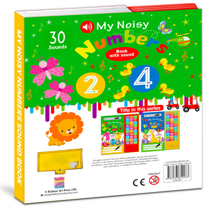 My Noisy Numbers Sound Book - Back