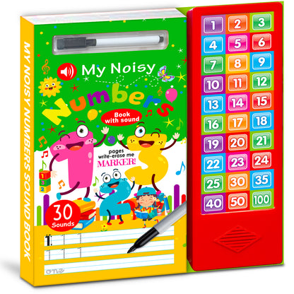 My Noisy Numbers Sound Book - Front