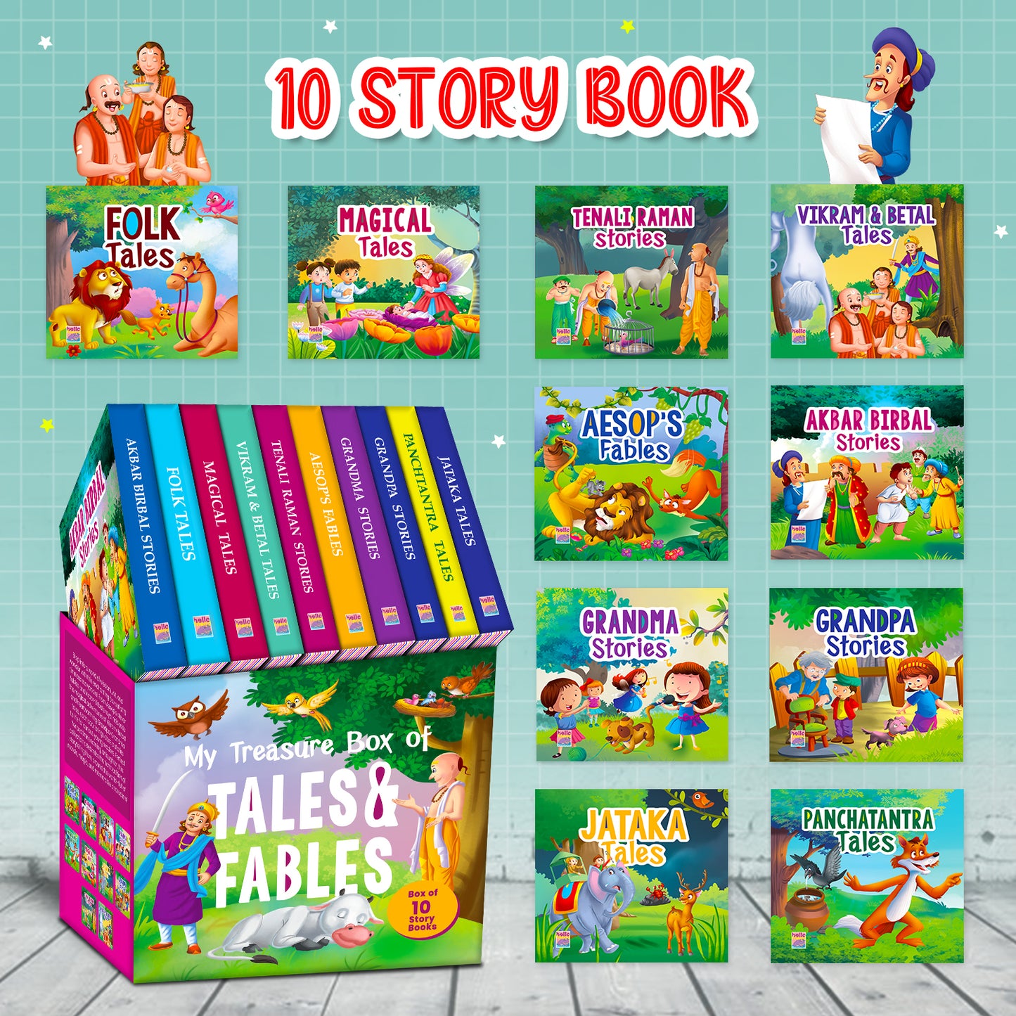 My Treasure Box of Tales & Fables - Interior Akbar Birbal