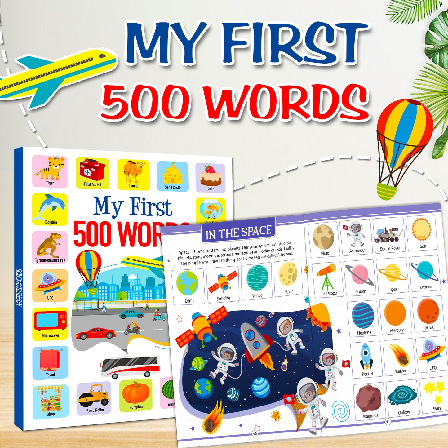 My First 500 Words | Picture Knowledge Book for Kids | Early Learning Vocabulary Book