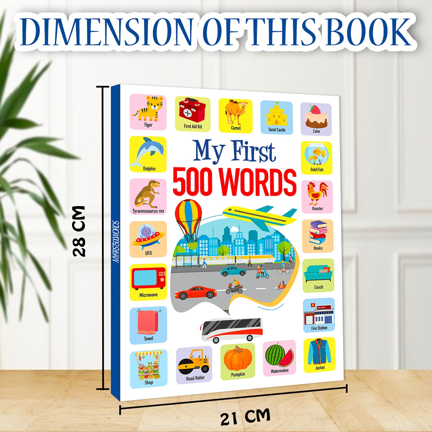 My First 500 Words | Picture Knowledge Book for Kids | Early Learning Vocabulary Book