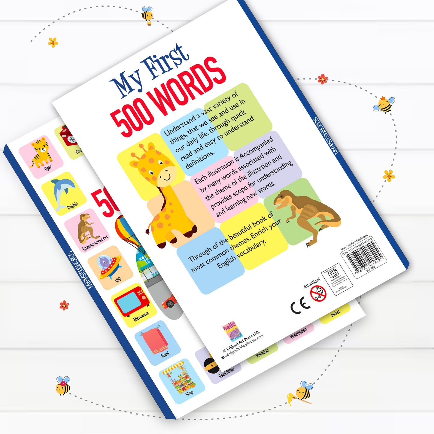 My First 500 Words | Picture Knowledge Book for Kids | Early Learning Vocabulary Book