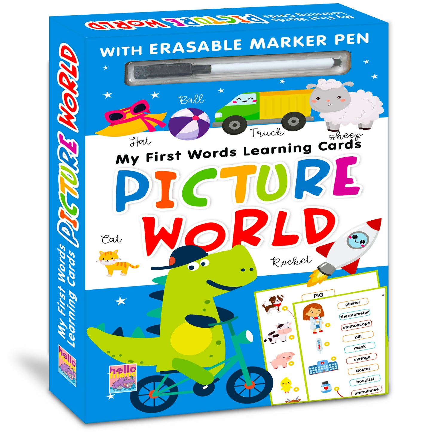 My First Words Learning Cards – Picture World | Educational Flash Cards for Kids | Early Learning Vocabulary Cards